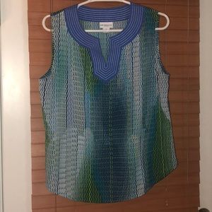 Liz Claiborne sleeveless blouse Sz PL